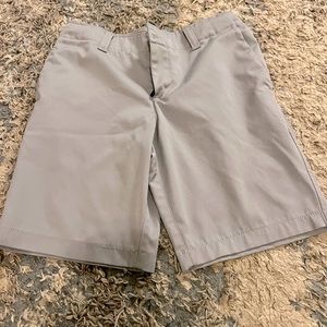 Under Armour Gray Youth Golf Shorts Size 8